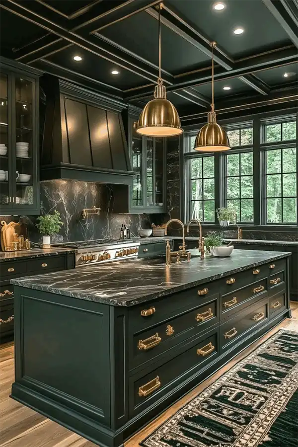 Metallic accents