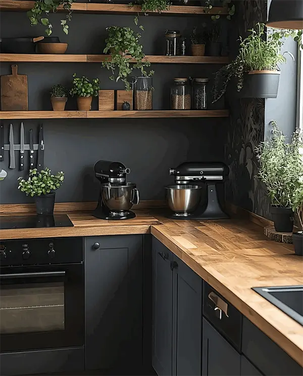  Open shelves