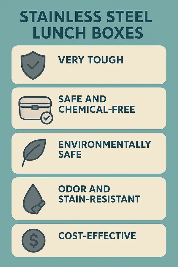 Steel Lunch Box’s Benefits