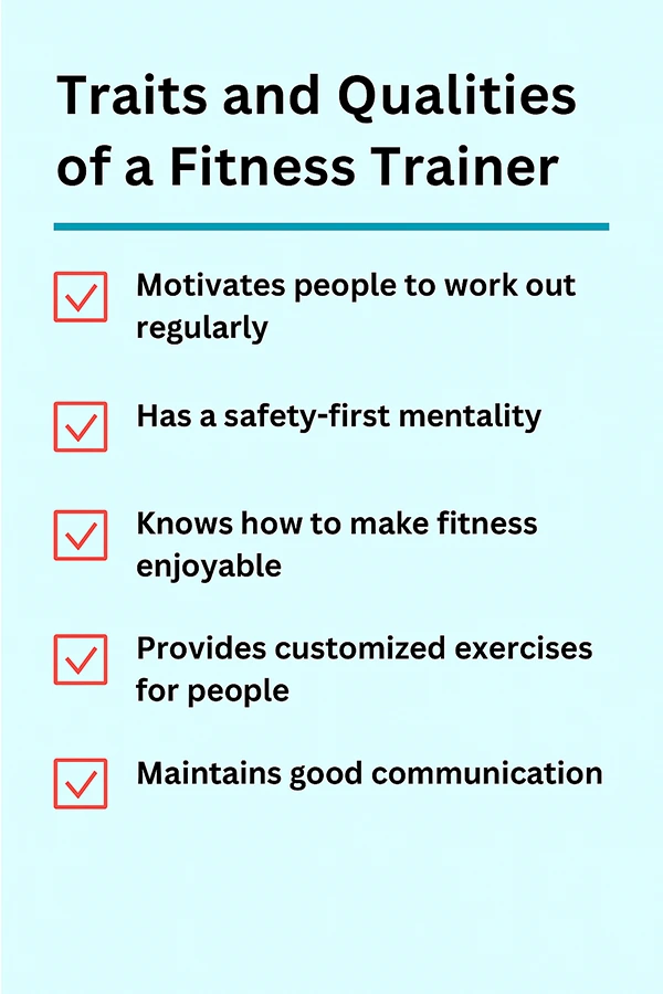 Traits and Qualities of a Fitness Trainer