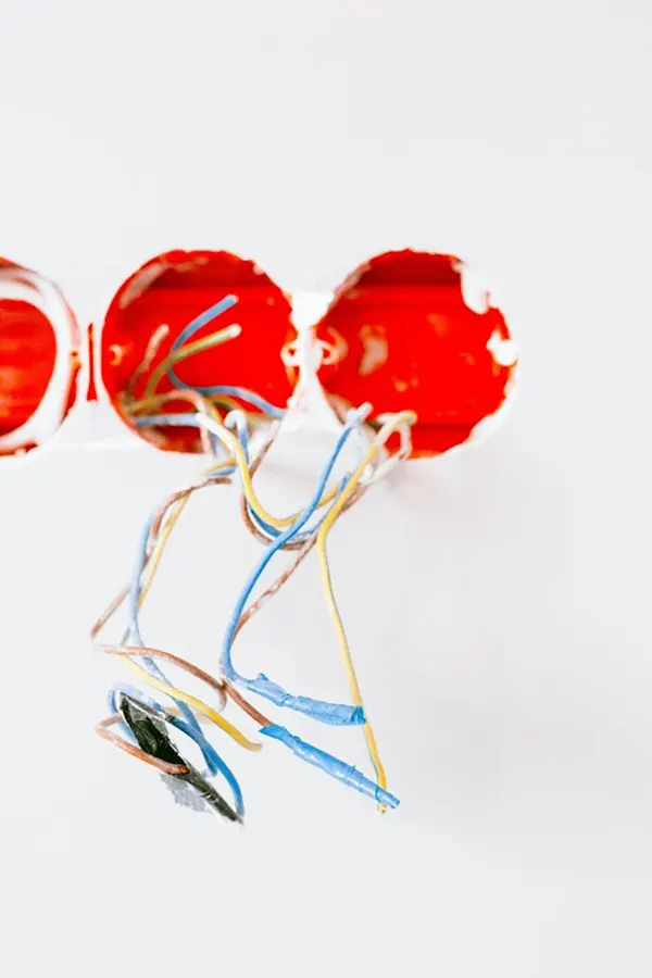 Wiring upgradation in progress