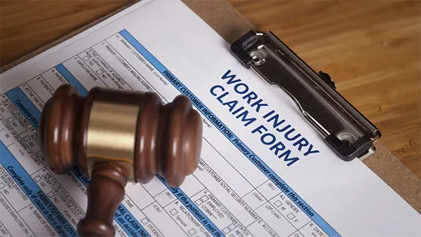 Work injury claim form
