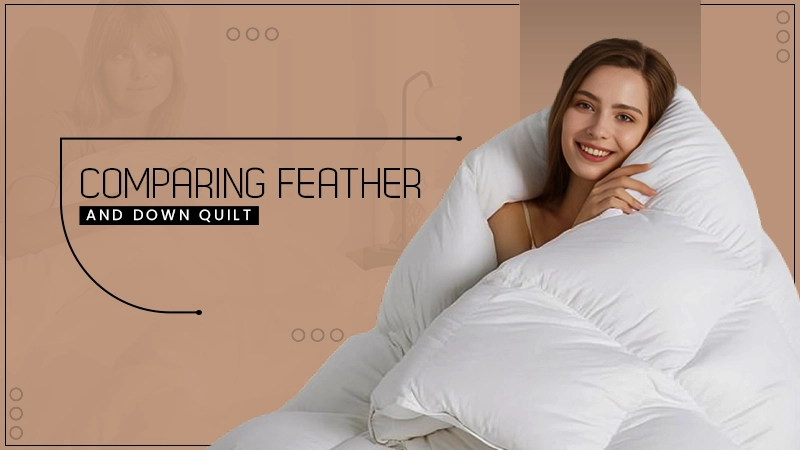 comparing feather and down quilt
