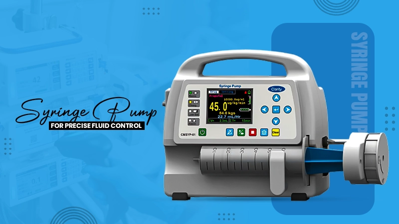 syringe pump for precise fluid control