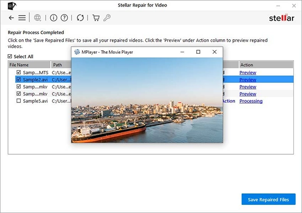 Use Stellar Repair for Video