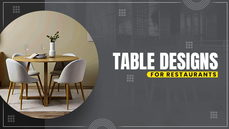 table designs for restaurants