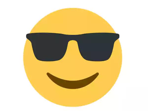 Snapchat sunglasses emoji