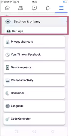 Click on Security & Privacy setting