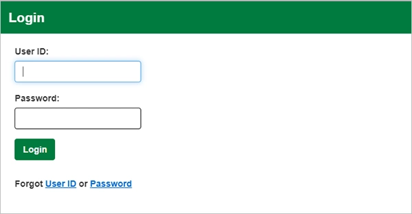 Fill in the User ID and Password and then Tap on Login