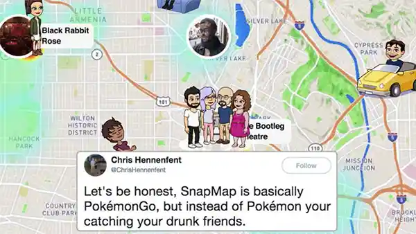 what is snap map