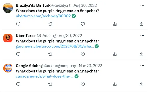 purple circle Snapchat
