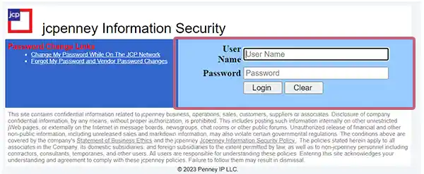 Fill in login credentials and then click on “login”