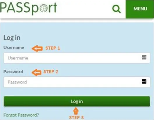 Login to Publix passport asking for credentials from employees