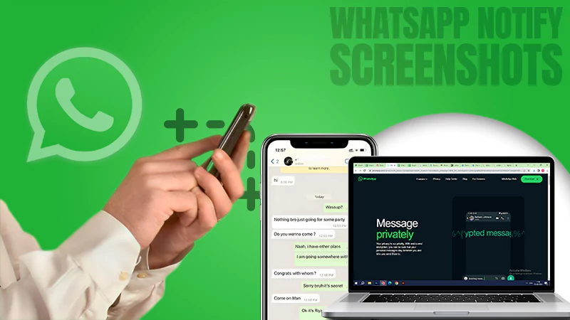 does whatsapp notify screenshots