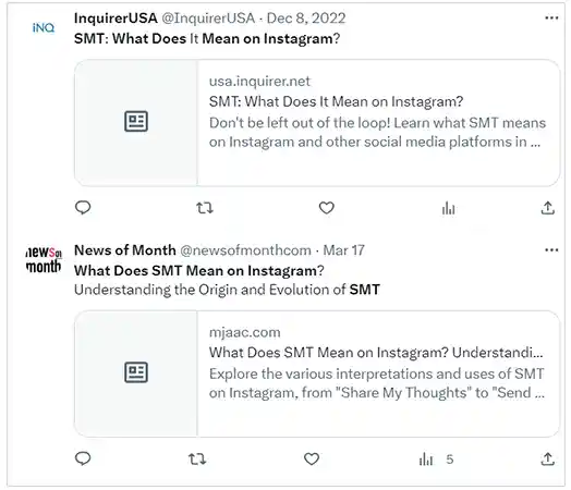 SMT Meaning On Instagram, Unlocking Other Meanings Of SMT