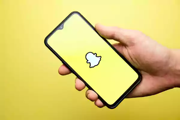 Snapchat Icon on a Mobile Phone