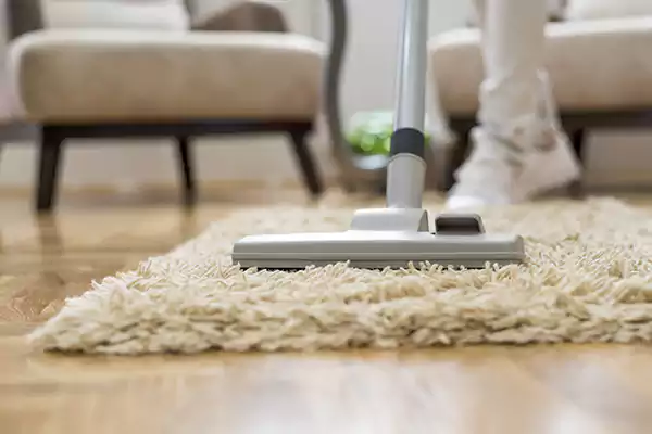 cleaning carpet