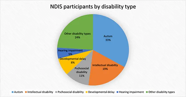 Percentage of NDIS Participants by Disability Type