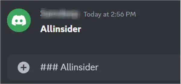 Small font in Discord chats