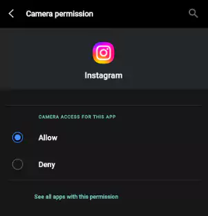update permissions on instagram