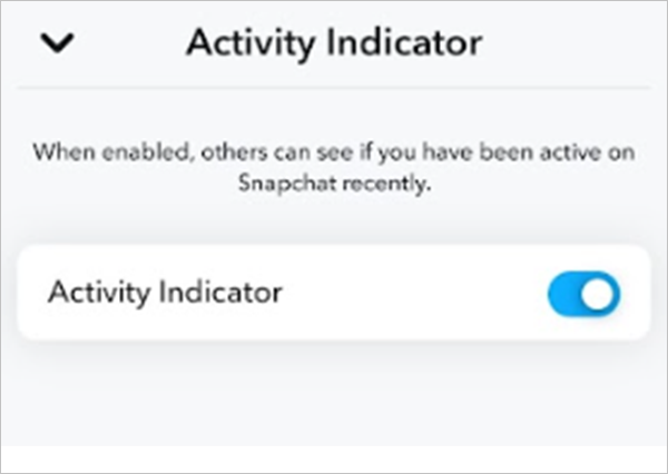 Interface of Activity Indicator