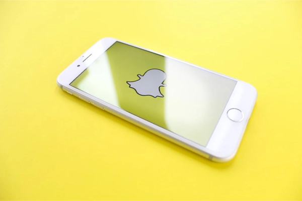The Snapchat App on iOS Device