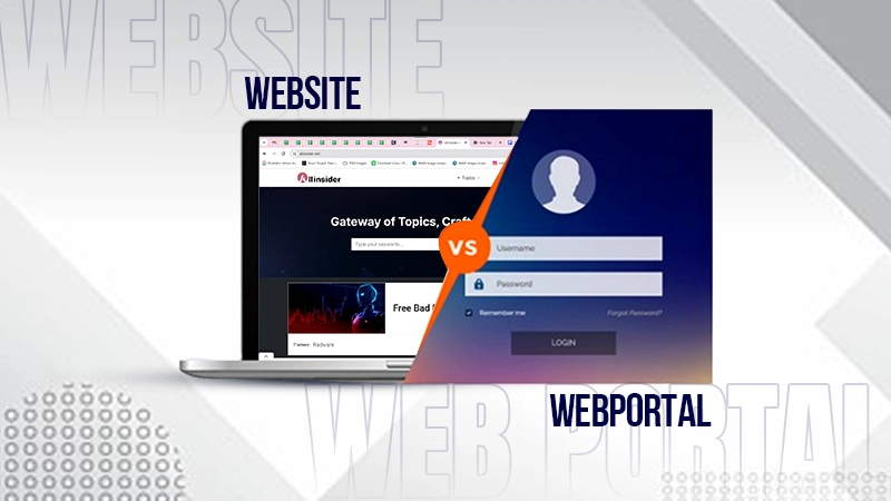 website vs webportal