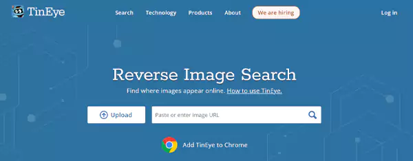 TinEye Reverse Image Search