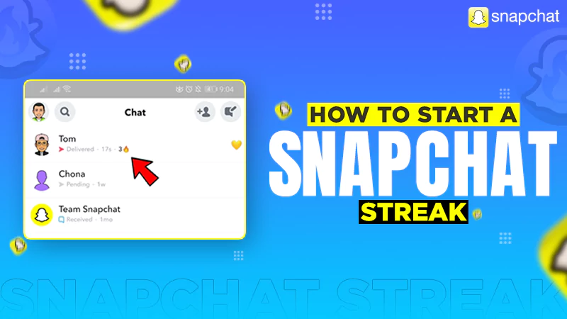 how to start a snapchat streak