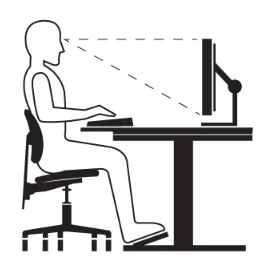 desk adjustment while sitting