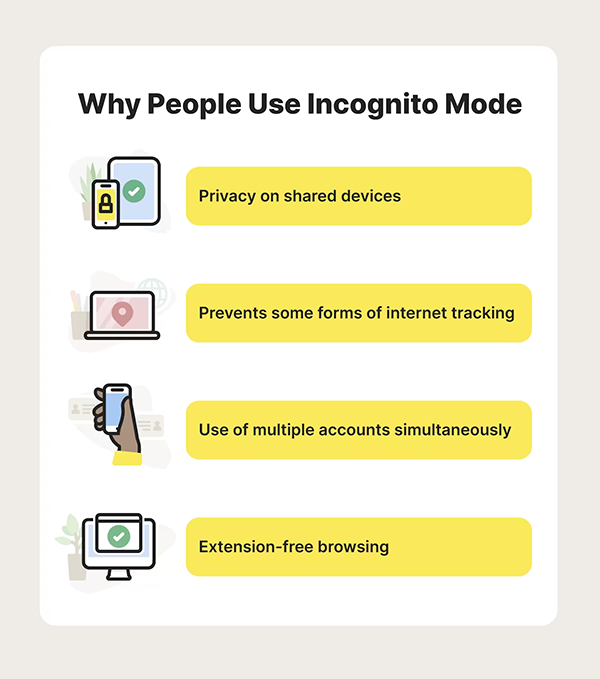 Why people use incognito mode 