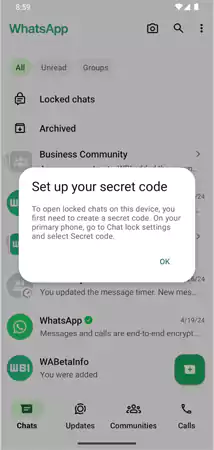 WhatsApp Chat Lock For Linked Devices