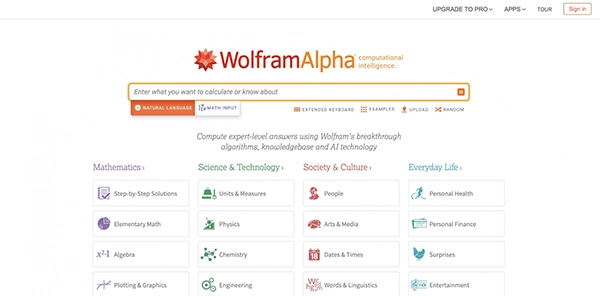 Wolfram Alpha