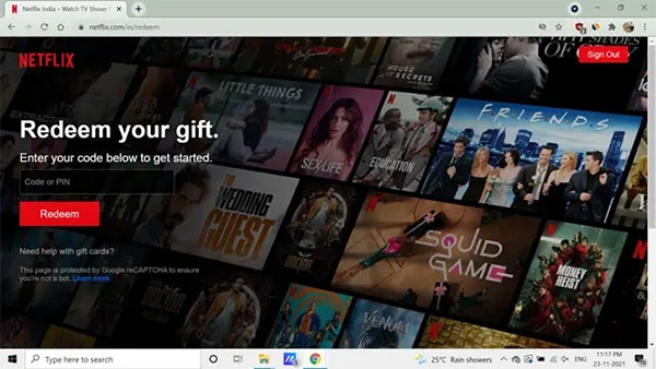 Redeem Netflix Promo Code