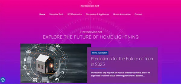 Zerodevice-net Homepage