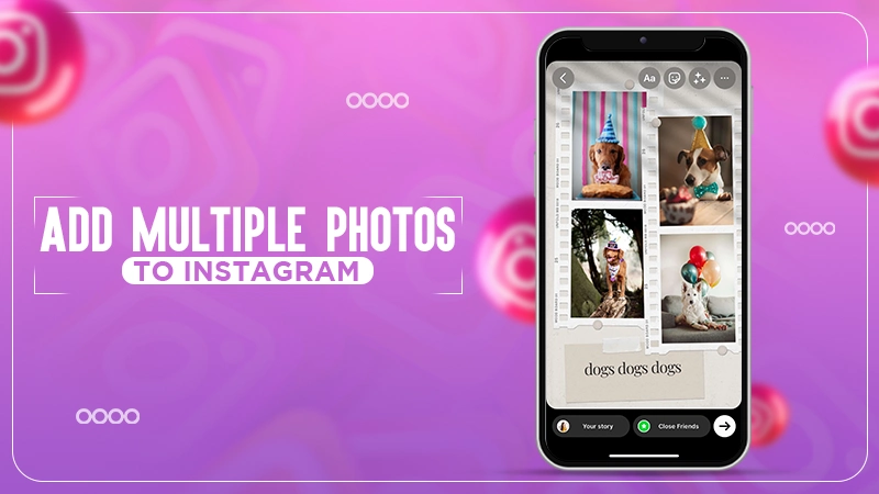 multiple photos to instagram story
