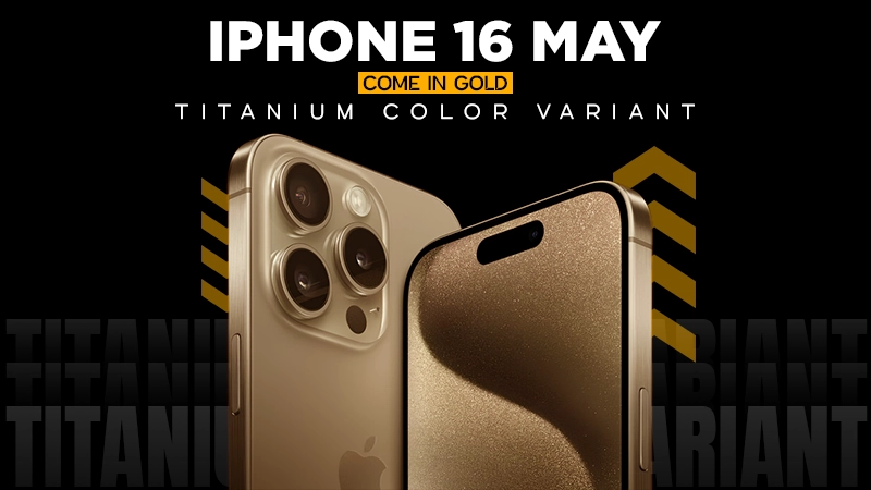 iphone 16 may come in gold titanium color variant