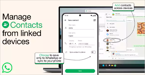 WhatsApp official contact image