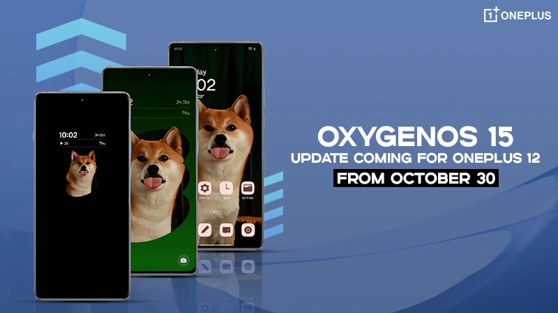 oxygenos 15 update coming for oneplus 12 from october 30