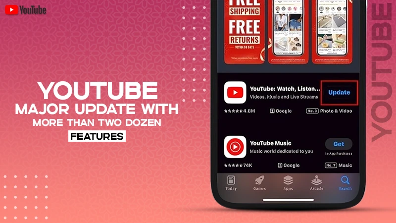 youtube offers major update