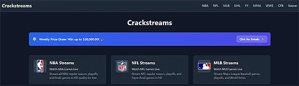 The Crackstream platform