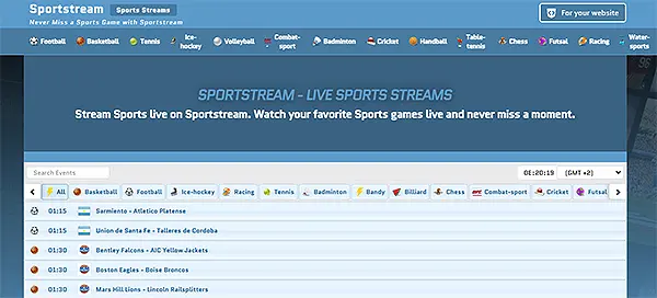 The Sportstream platform