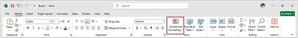 Conditional Formatting