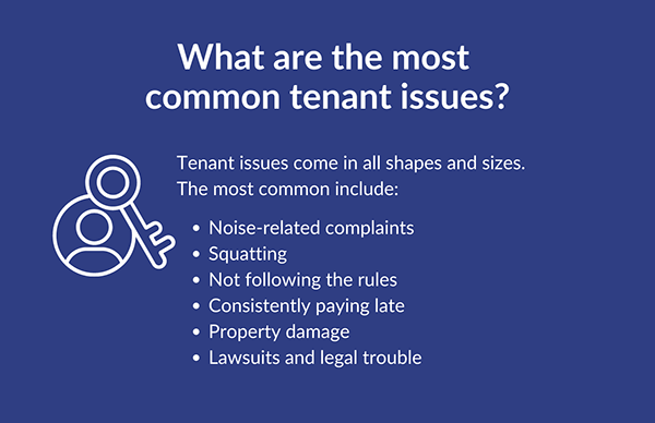 What are the common tenant issues