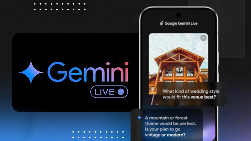 gemini live featuring in pixel new ads