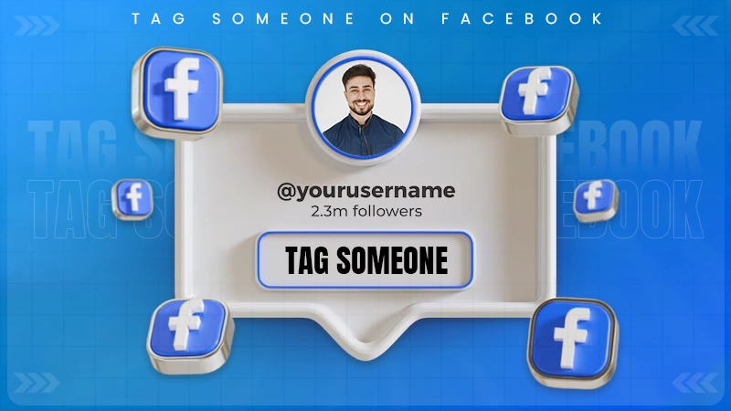 tag someone on facebook