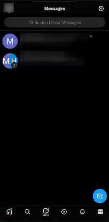 Go to the Messages Section and navigate to the message you want to delete