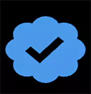 Blue check