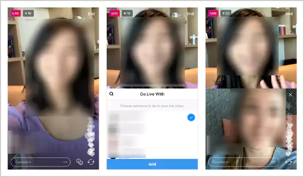 Instagram live