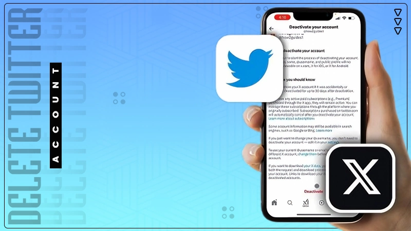 delete twitter account